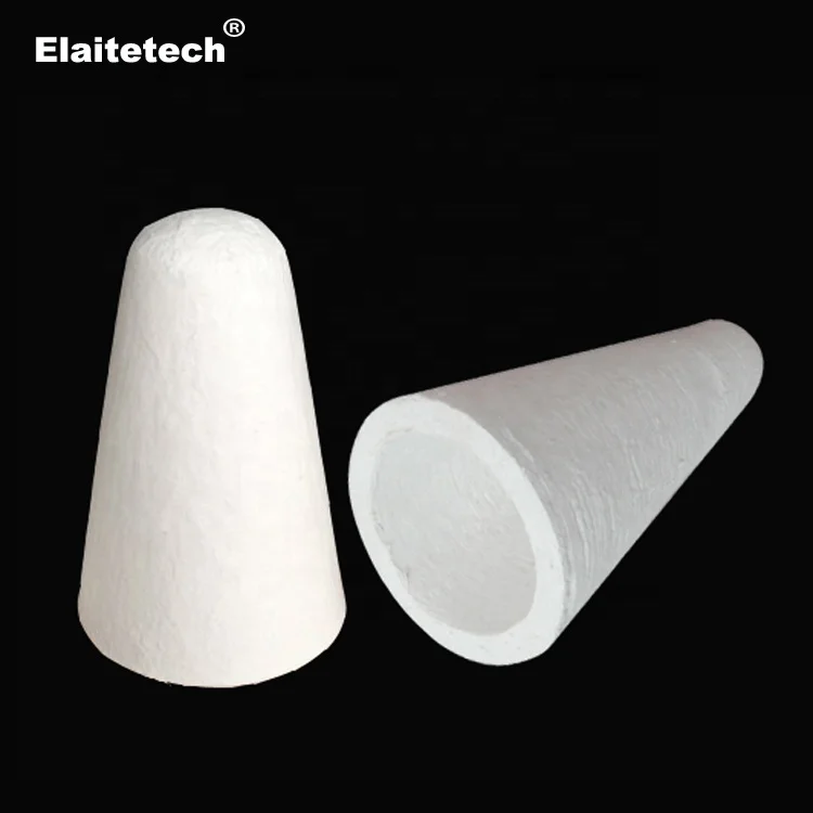 Alumina Silica Ceramic Fiber Vacuum Forming Special Shapes Stopper & Tap Out Cone