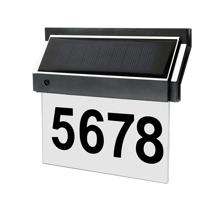 LOYAL solar custom house number light house numbers with back light
