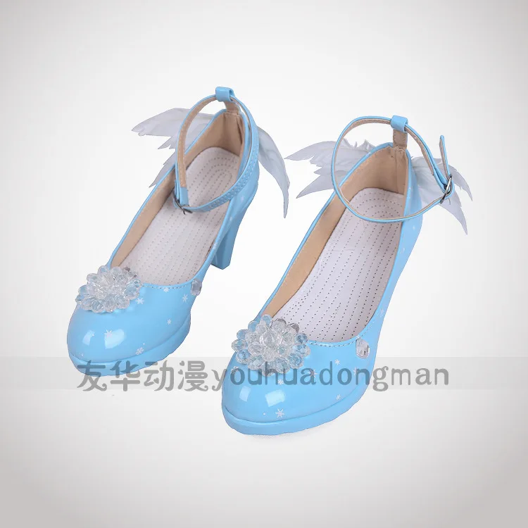 Hatsune future cosplay Shoes 2019 Ice and Snow Hatsune v Home miku Princess cos Shoes