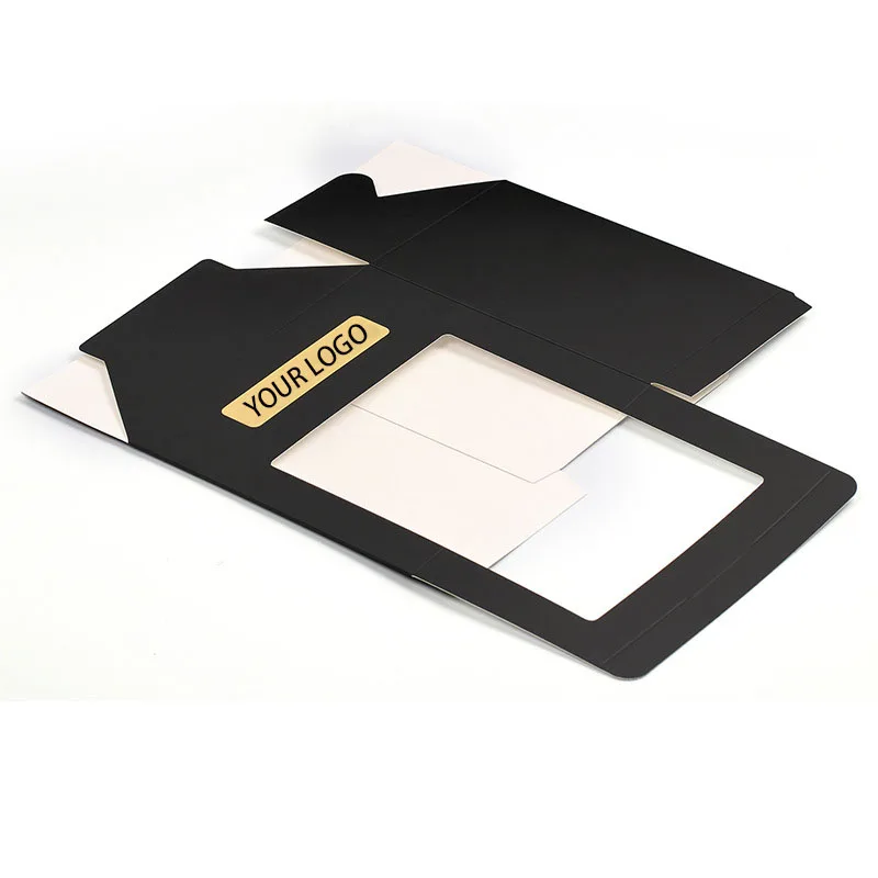 Wholesale custom logo baseball hat packaging paper box hat mailing box with clear Wwindow