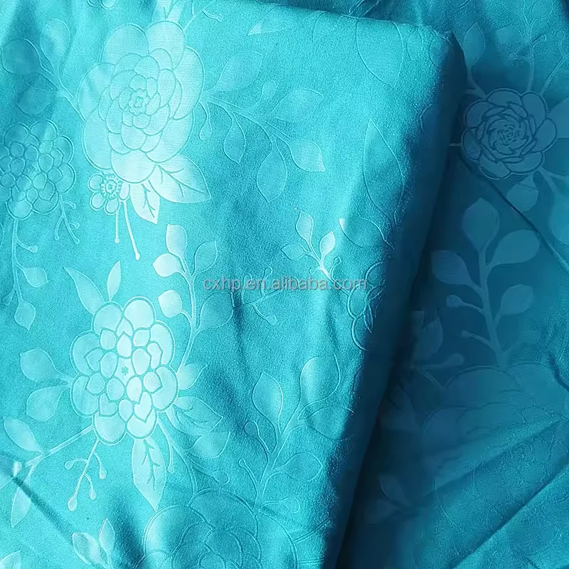 Manufacturers use for Woven dyed embossed or bedding set bleached white microfiber fabric 100 polyester