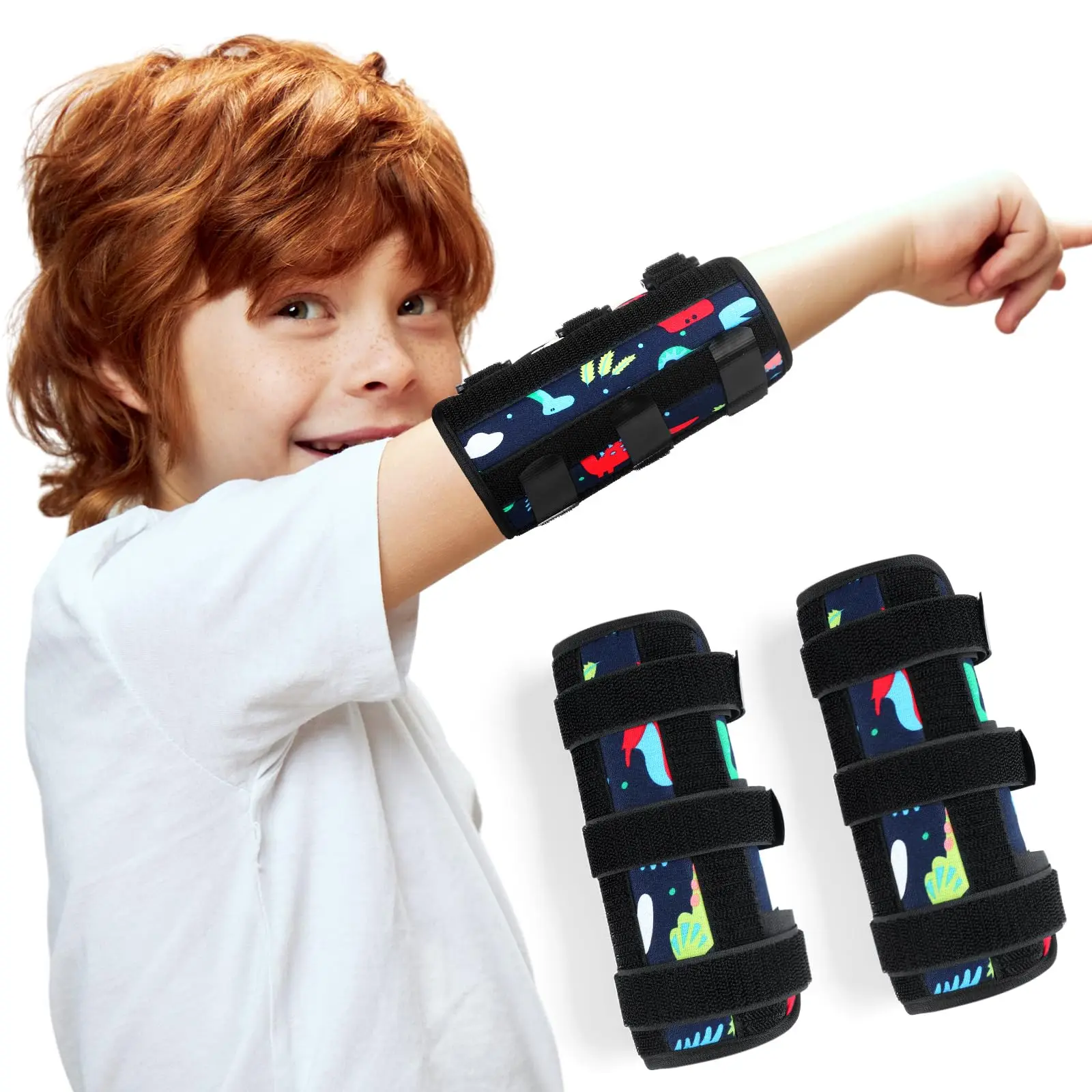 Treatment Dinosaur Finger Sucking Deterrent Guard Prevention Anti Nose Picking Pediatric Elbow Immobilizer  Thumb Sucking Stop