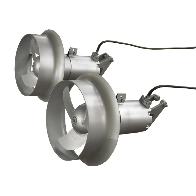 Submersible mixers are used in Sewage treatment aeration tank