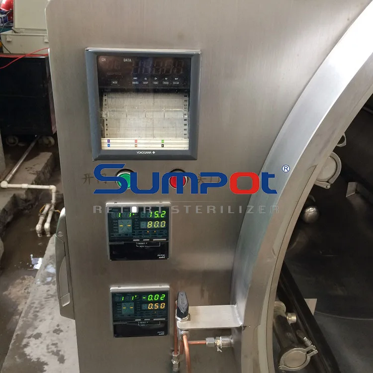 Best Selling Hot Water Spray Retort Machine For Pouch Autoclave Sterilizer