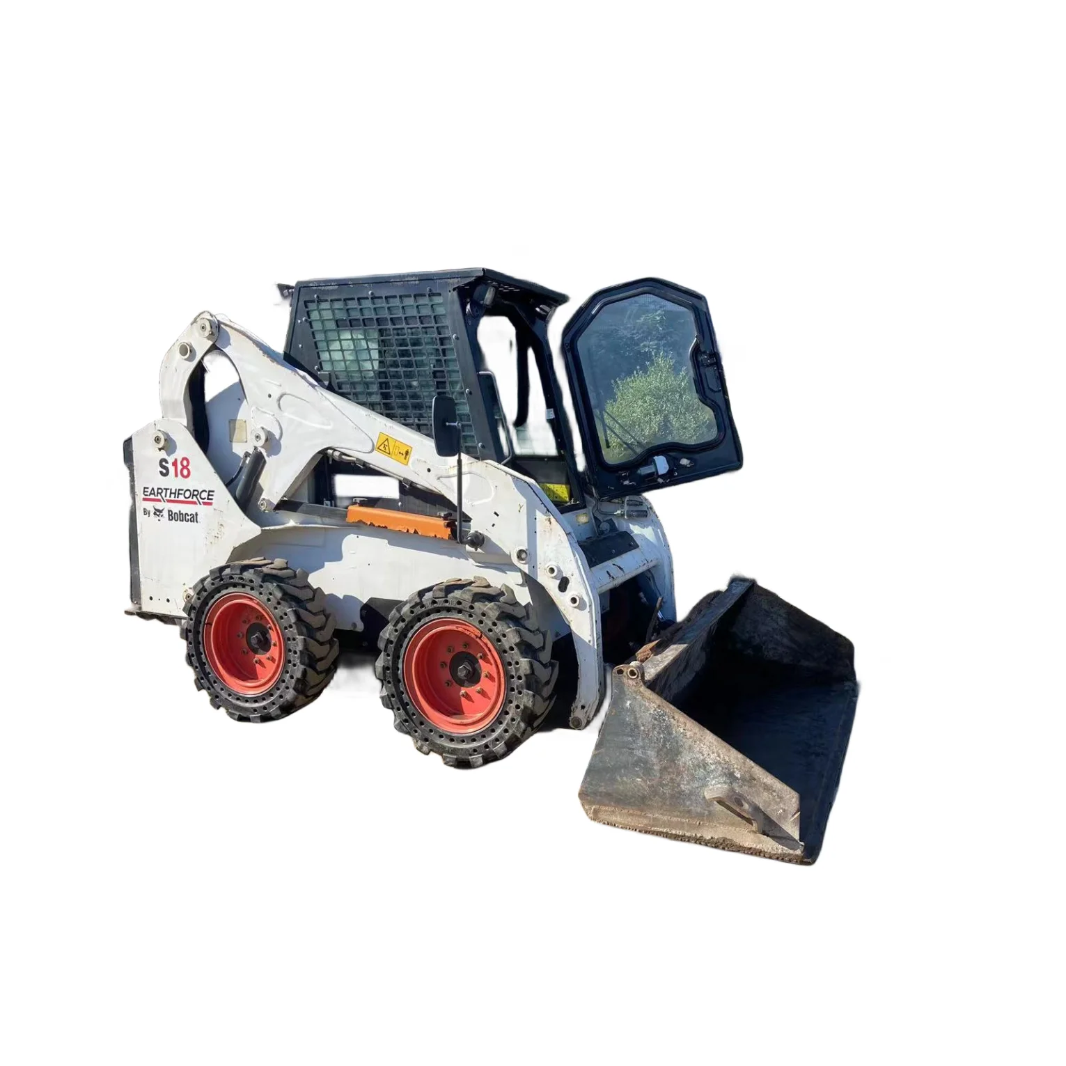 Used Powerful Performance cat S18 mini Skid Steer Loader With Shovel Bucket