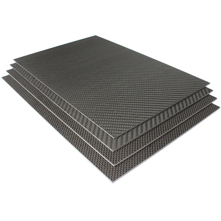 Light Weight Carbon Fiber Sheet 3mm 4mm 5mm with Carbon Fiber Cutting Wholesale