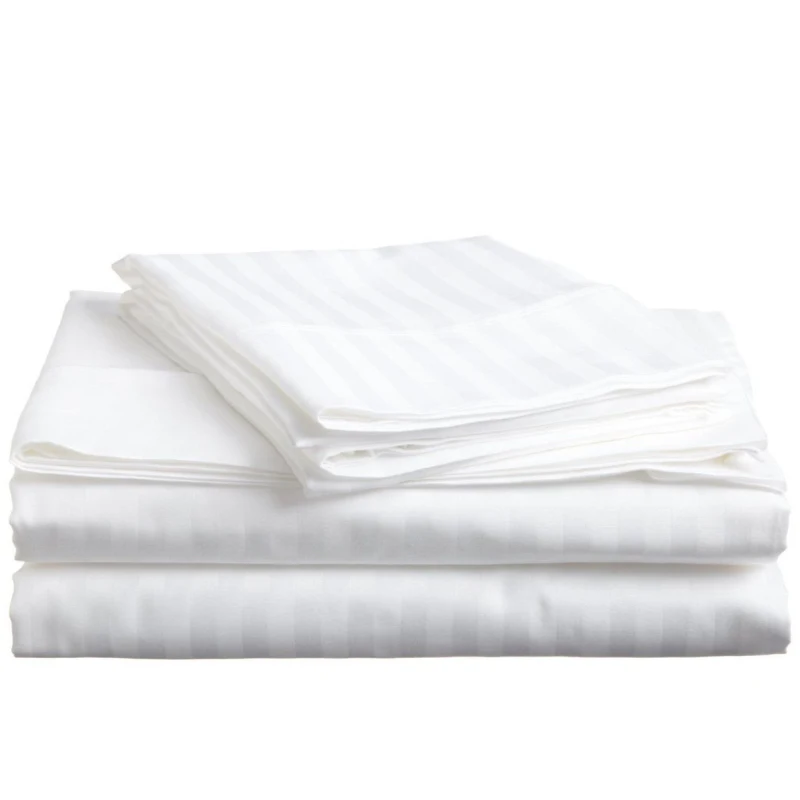 Wholesale Cotton Bed Sheets Cotton Fabric Cheap Cotton Sheets Set 400 Thread Count Sheet Set in 100% Pakistan Hotel Bedroom 60