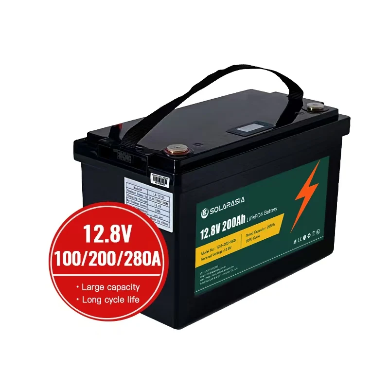 Factory Sale 12.8V 25.2V  Lead Acid to Lithium battery  100ah 200ah Lifepo4 Lithium Iron Phosphate Battery