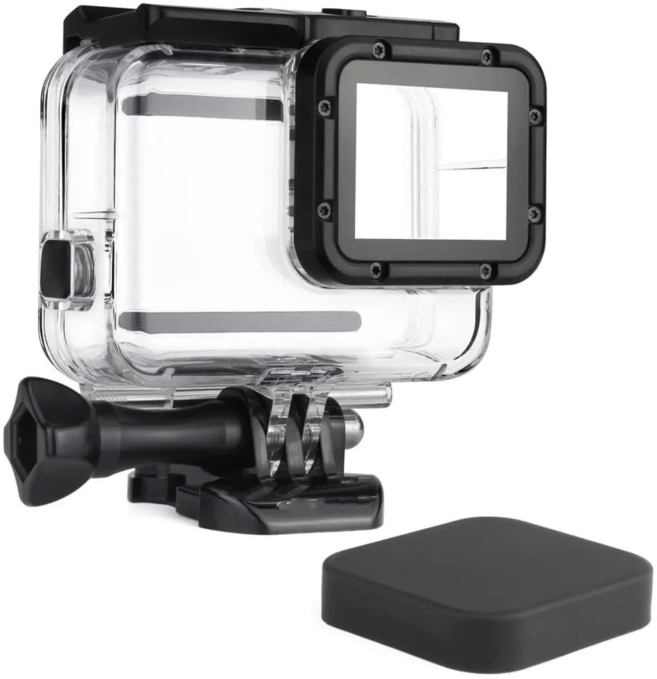 45 Meters Underwater Protective Waterproof Housing Case+ Lens Case for GoPro Hero 7/6/5 Black Hero (2018)