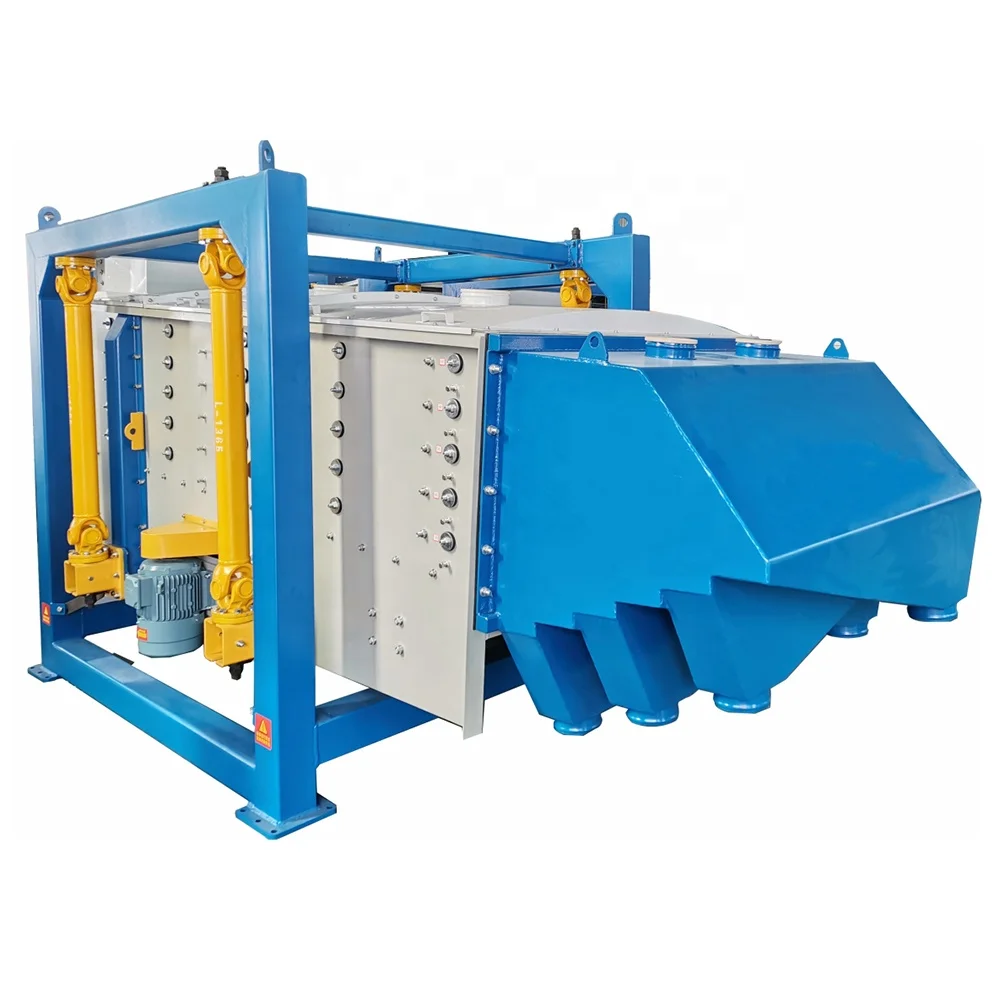 Rectangular Metal Powder Sifter Sand Gravel Separator Square gyratory vibrating screen for copper 200 mesh