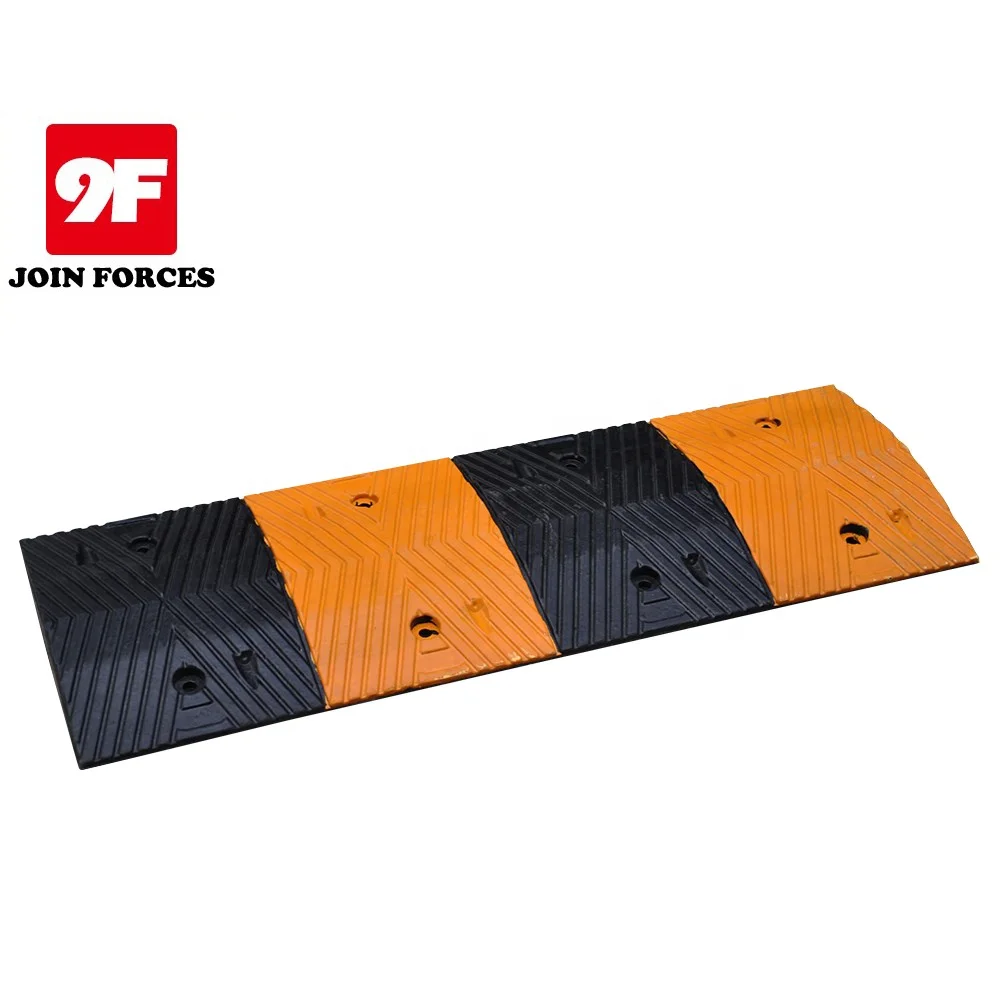 road safety rubber bumper rubber speed bump