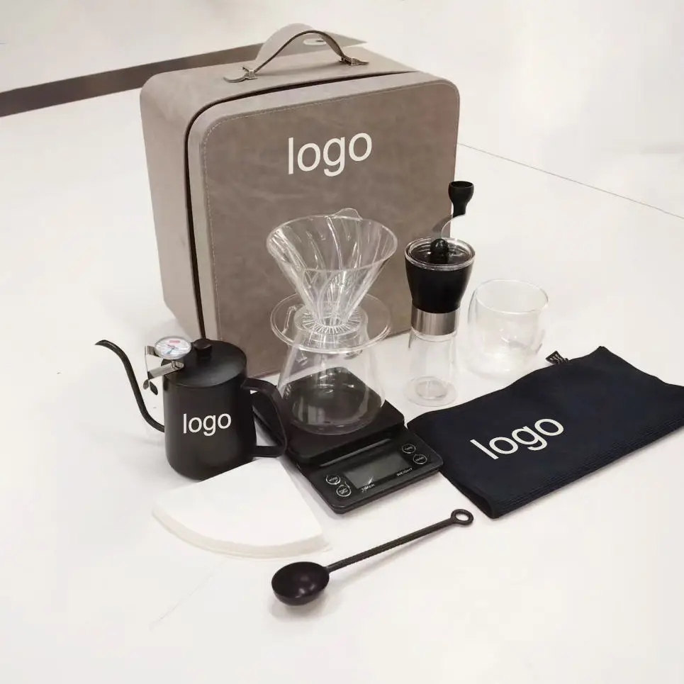 NEW Outdoor Camping Accessories Waterproof Manual Pour Over Coffee Maker Set Arabic v 60 coffee set & Tea Sets Travel Coffee Bag