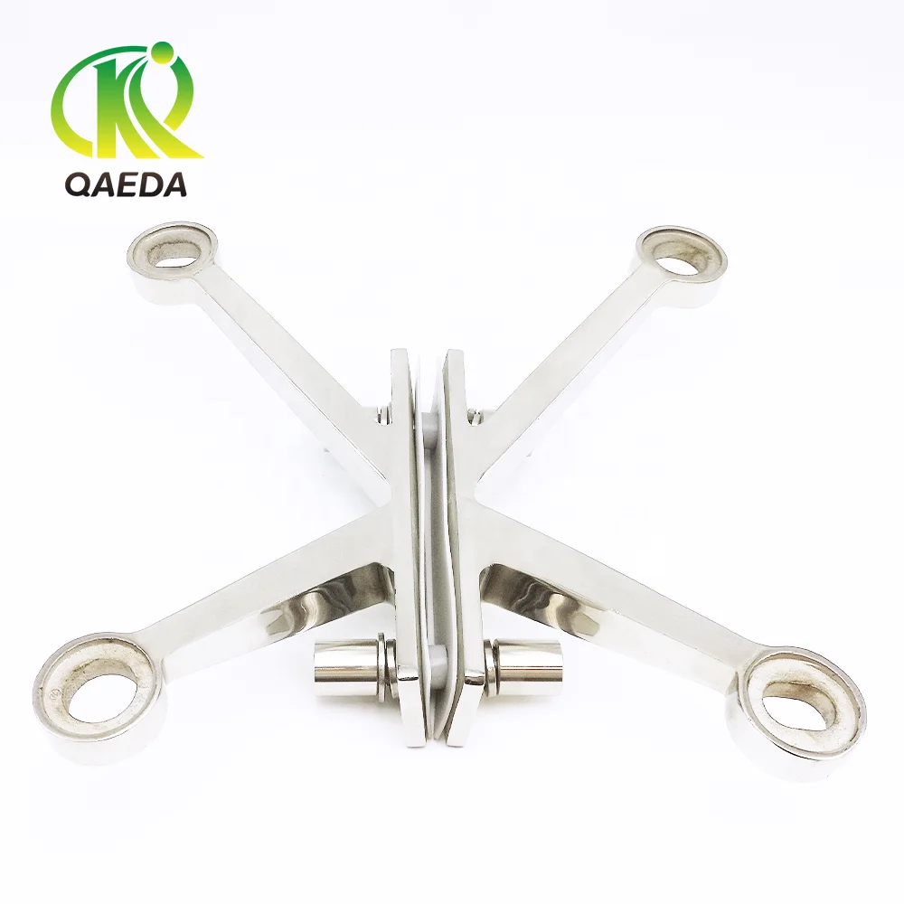 Stainless Steel Glass Spider Glass Clamp System Curtain Wall Spider Glass Holder Spider Fittings