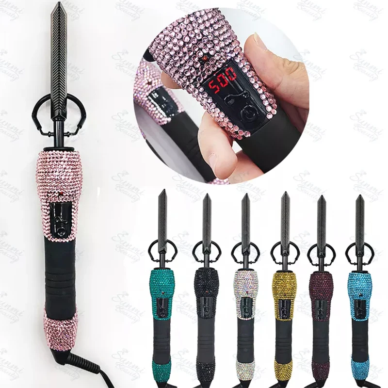 Wholesale Private Label Copper Electric Hot Comb 500 Degrees,Hair Straightener Bling Hot Combs,Custom Logo Hot Comb Electric