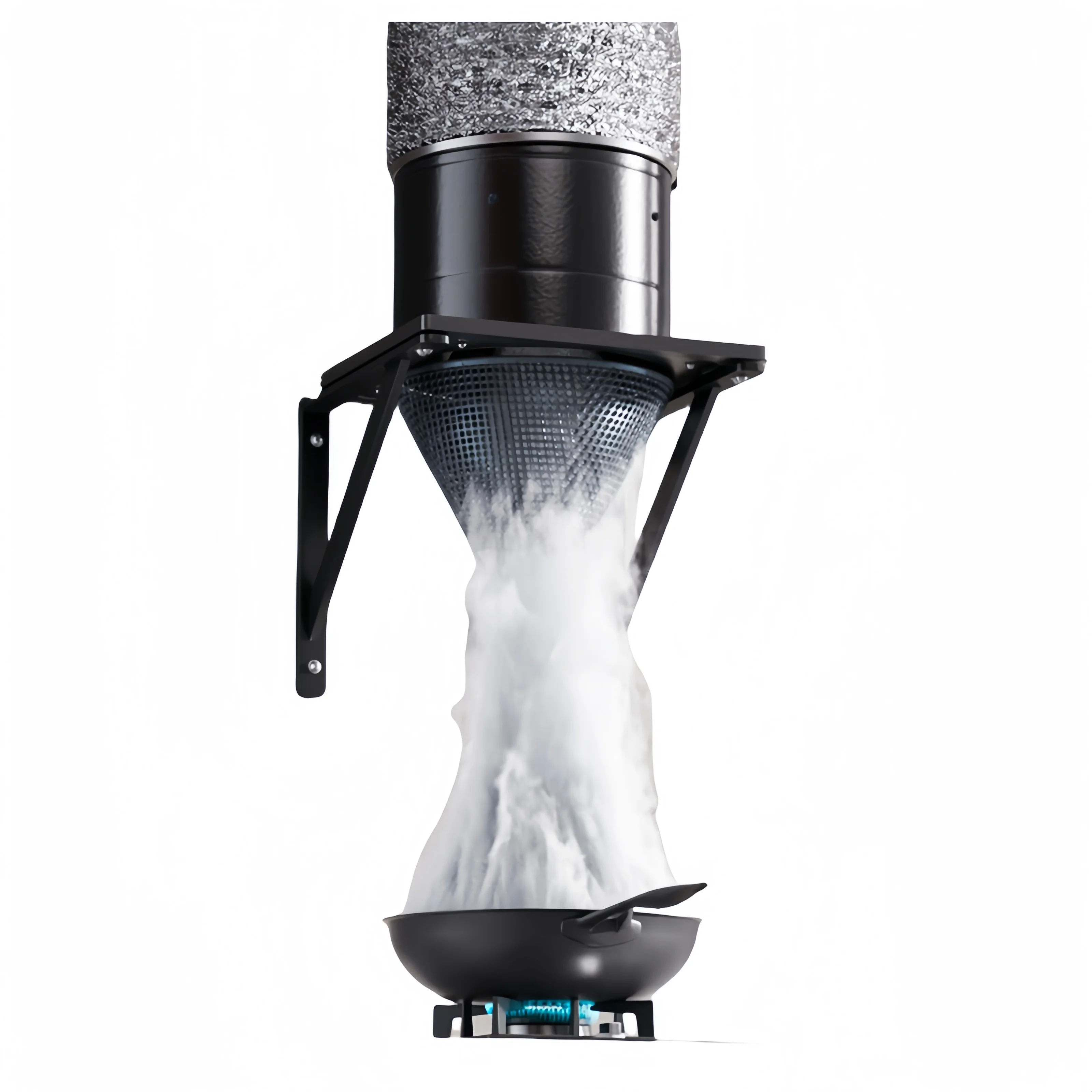 Embedded hidden cabinets range hoods Household top suction convenient range hood 8inch kitchen range hood