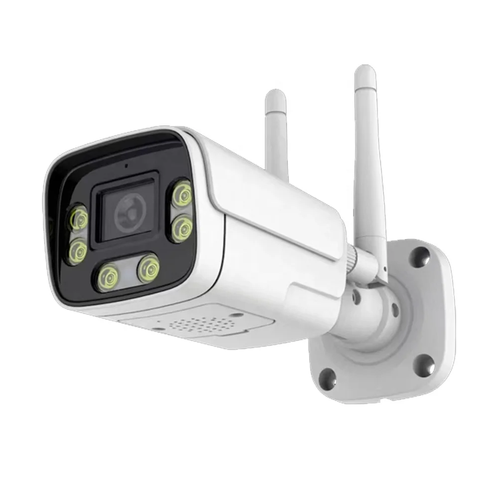 Заводская IP-камера видеонаблюдения Металлическая Цилиндрическая камера IP66 2 Мп теплое освещение ColorVU OEM IP металлические цилиндрические камеры