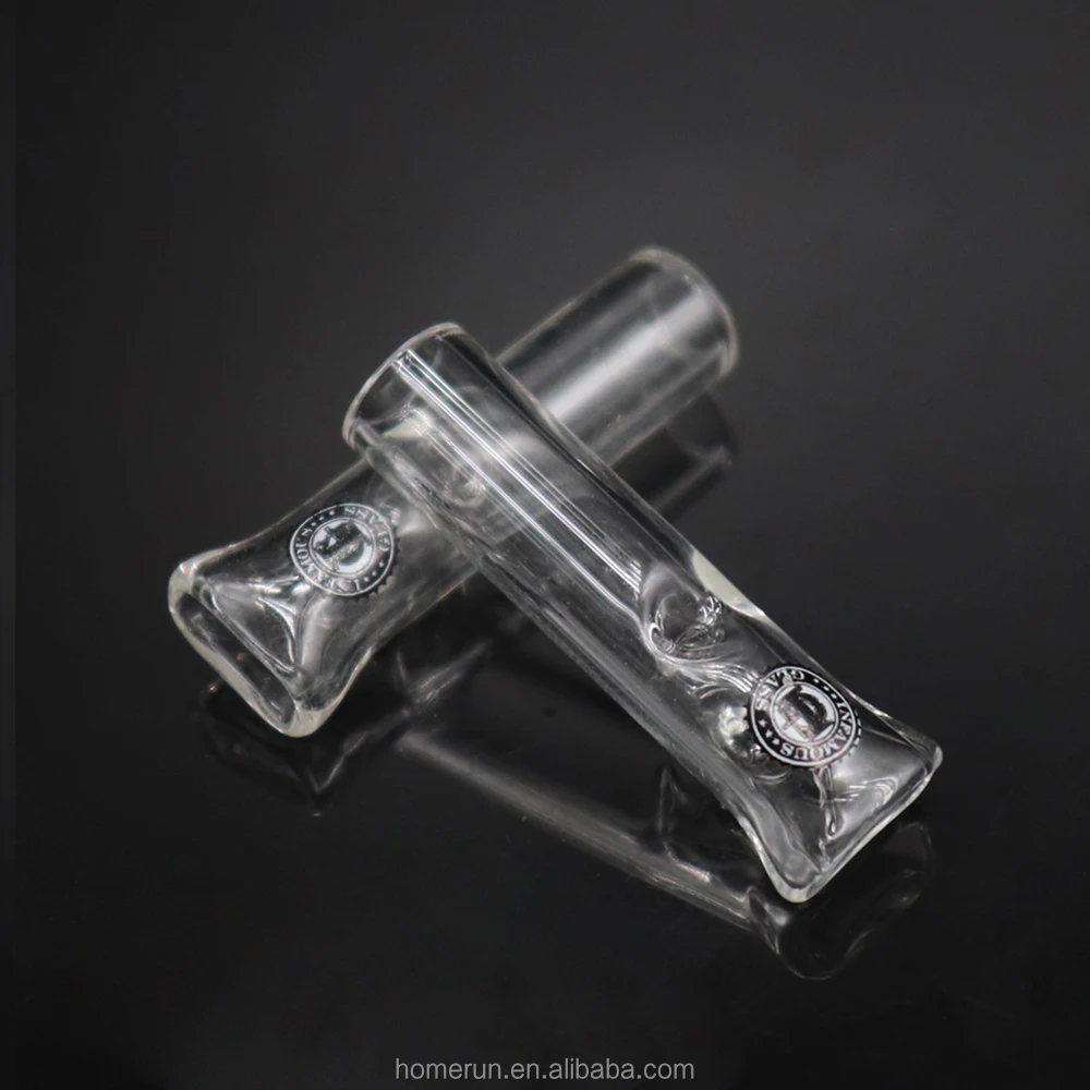 High quality custom glass filter tip modern style smoking pipe  glass tip