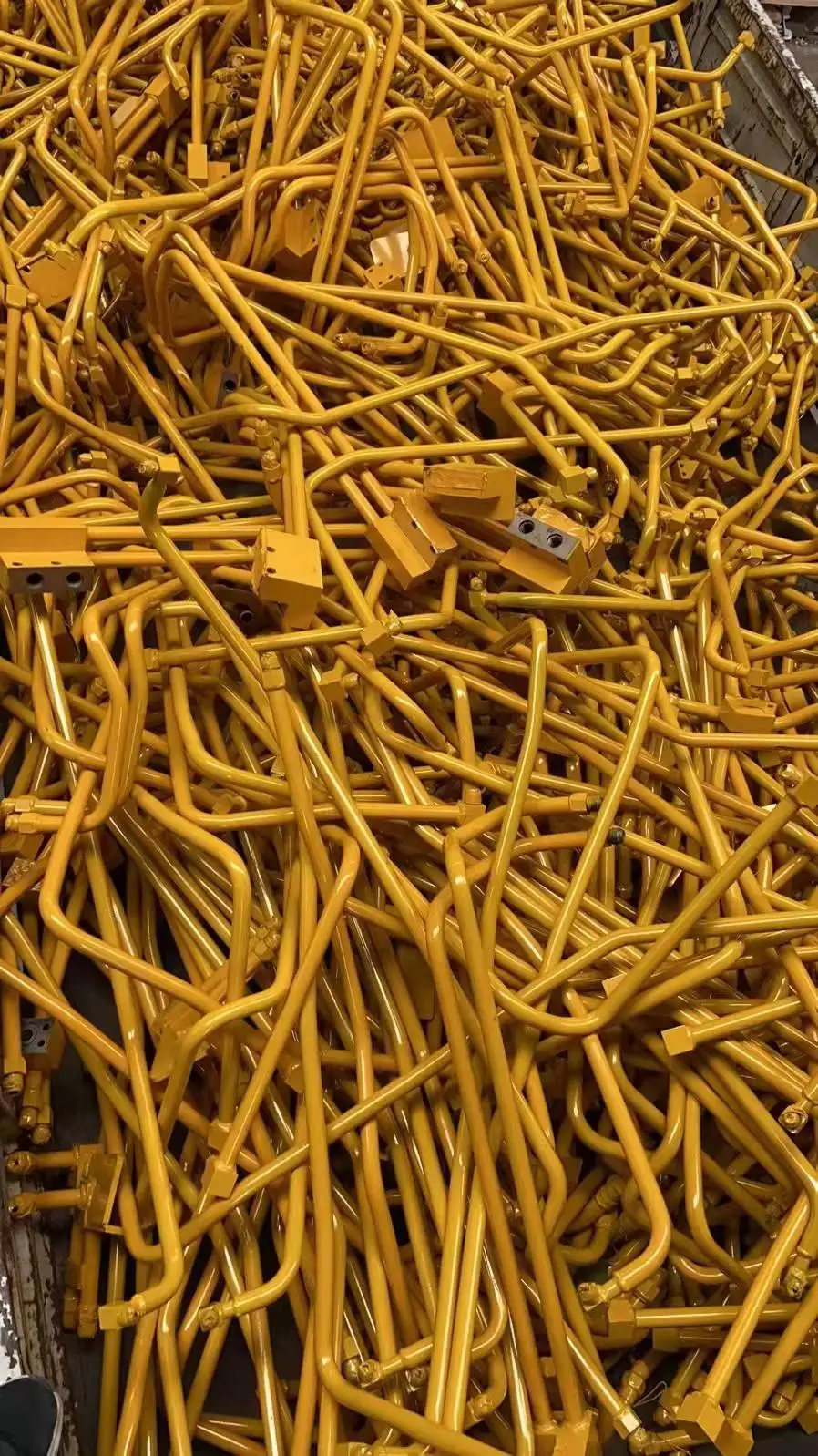 TY160 bulldozer fitting connector block 16Y-63-10000