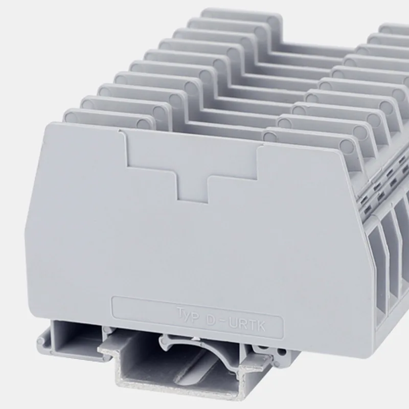 D-URTK Terminal Block End Cover Plate Din Rail For URTK/S Terminal Blocks Accessories