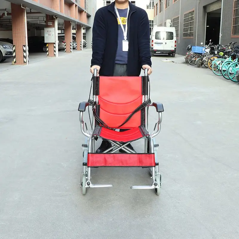 Manufacturer Wholesale Children Lightweight Manual Wheelchair Aluminum Kids Wheelchair Portable Steel Child Wheel Chair