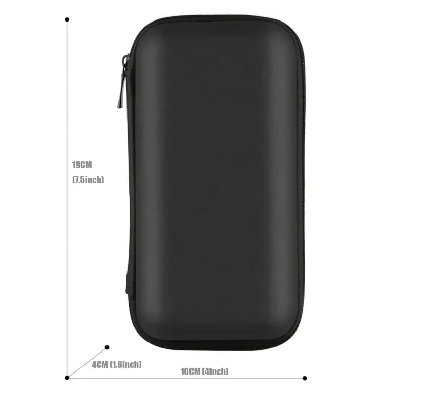 EVA Shockproof Carrying Case Hard Protective EVA Case for Cell Phone Power Bank Battery Adapter Charger USB Power Bank Pouch