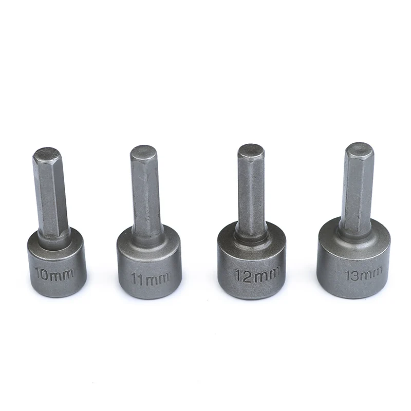 9Pcs Power Nut Driver Hex Shank Drill Bit Adapter Socket Wrench Screw Tool 5mm-13mm