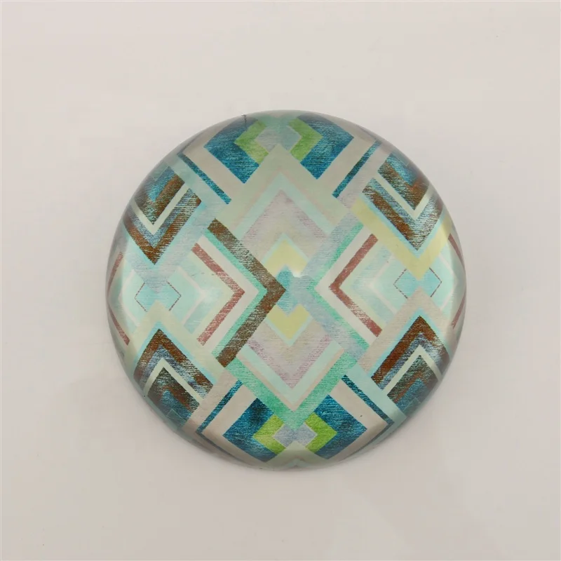 Хрустальный купол, пресс-папье, стеклянный половина мяча, вес бумаги для офисных подарков