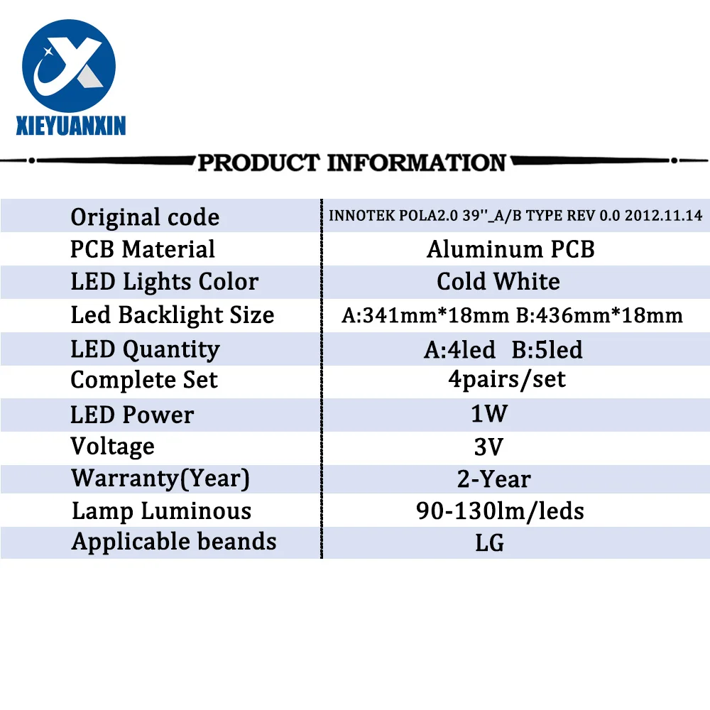 Светодиодная подсветка для телевизора LG 39Pola INNOTEK POLA2.0 39 '_ A TYPE REV 0 2012.11.14 39LN5100 39LN5300 39LN5400TV панель