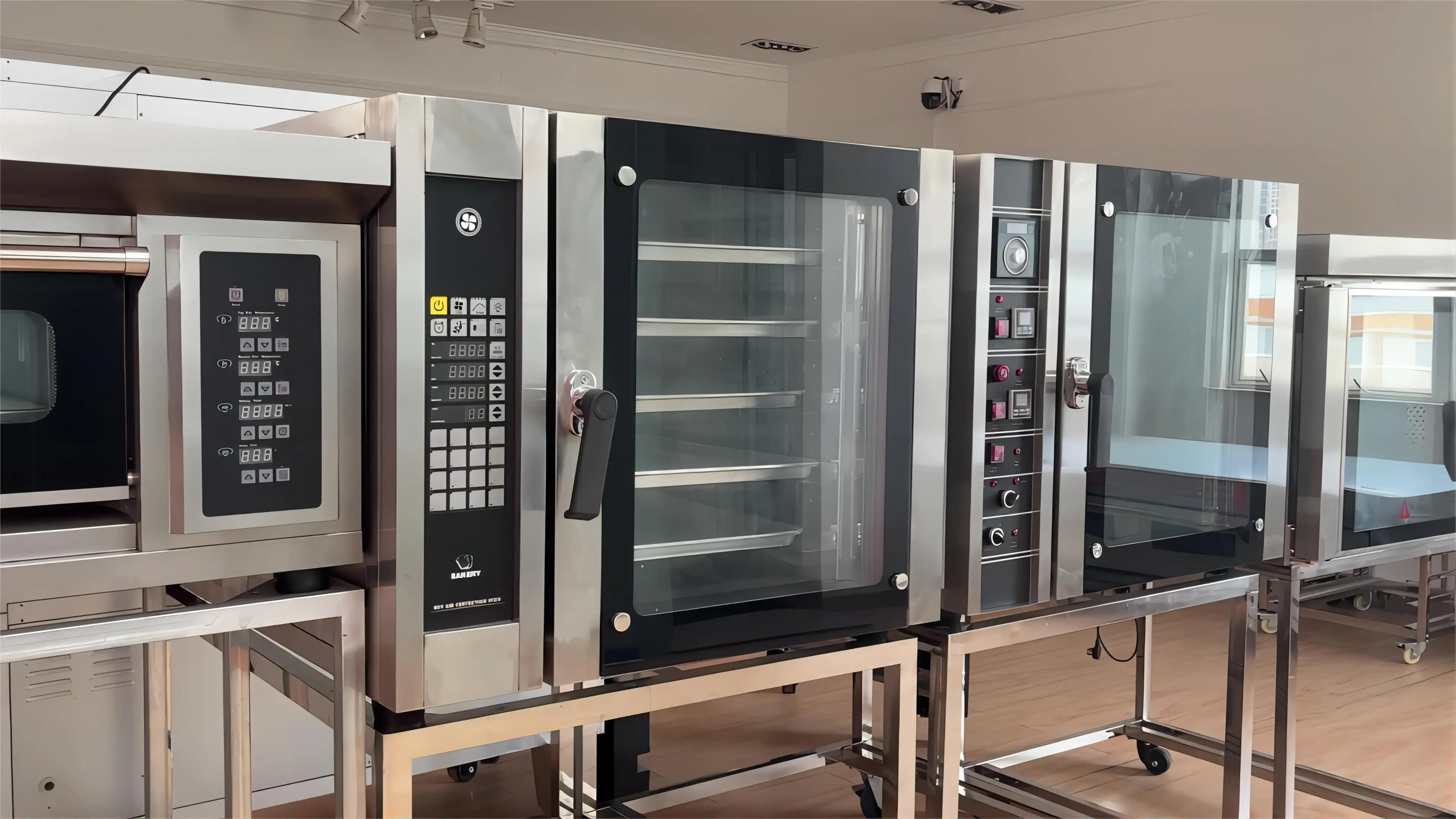 Electric Bakery Ovens Commercial 2 Deck 2 Tray Pizza Oven Table Top Deck Oven