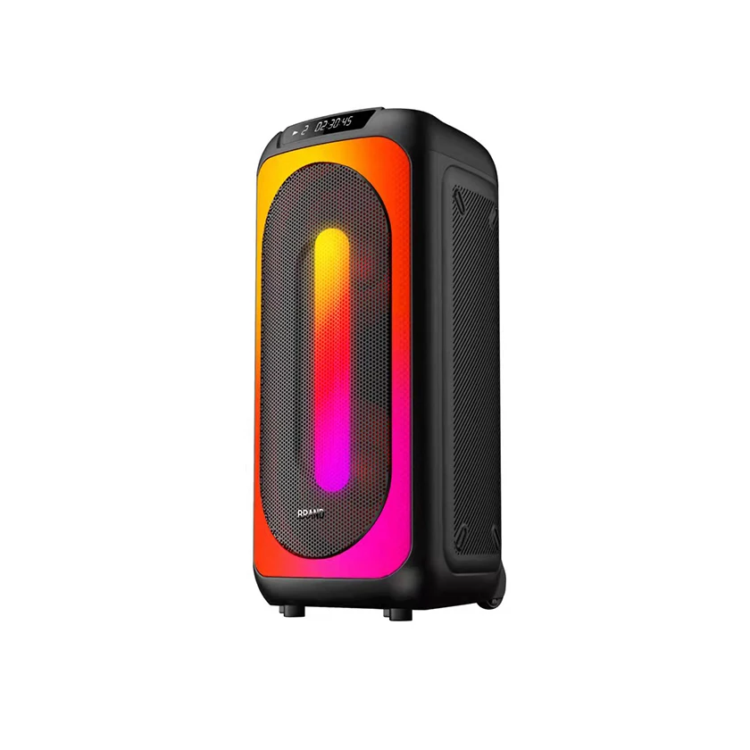 DJ Karaoke KTV Speakers Dual 8 Inch Subwoofers Rechargeable Professional Sound parlantes Portable PartyBOX Party speaker