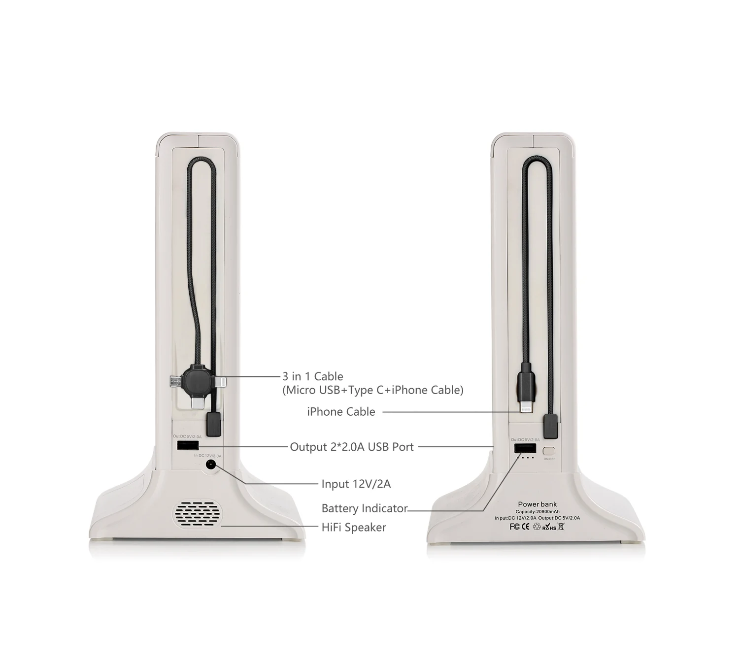 Wireless charger advertising display 7 inch android table top digital advertising display