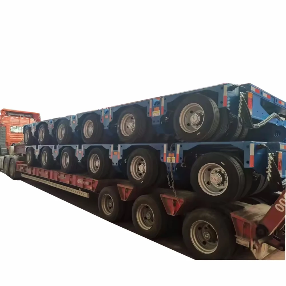 Flatbed Low Boy Nicolas Goldhofer Type 300 Ton Power Transformer Transport Hydraulic Modular Lowbed Trailer Truck