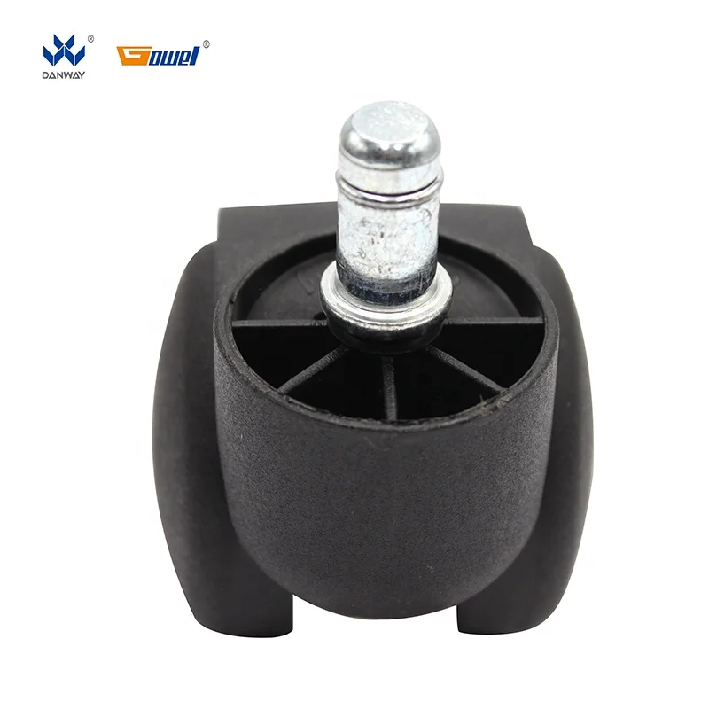 Practical hardware accessories furniture parts and accessories office chair swivel plastic castor wheels