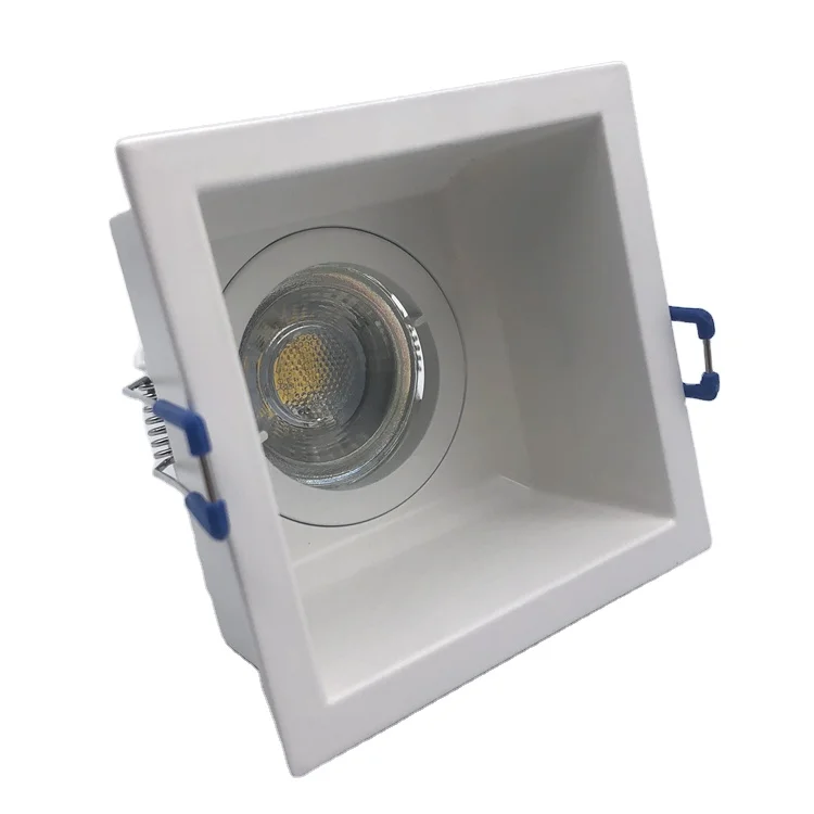 Aluminium Strahler spotlight frame anti glare cabinet spotlight housing  7w ceiling spot light