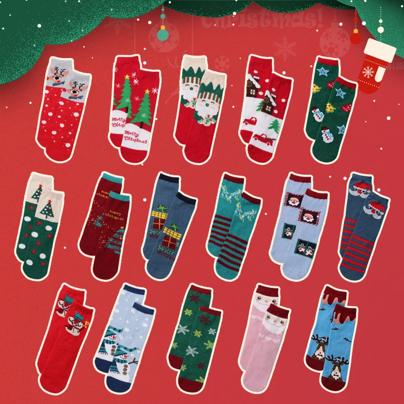 Christmas Fuzzy Socks 6 Pairs Christmas Holiday Soft Cozy Socks Warm Slipper Winter Socks for girls