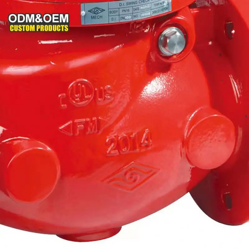 Vacuum Pneumatic Gate Valves Ccq-200 Ductile Iron Double Flanged Butterfly Valve Flanged type Swing Check Valve