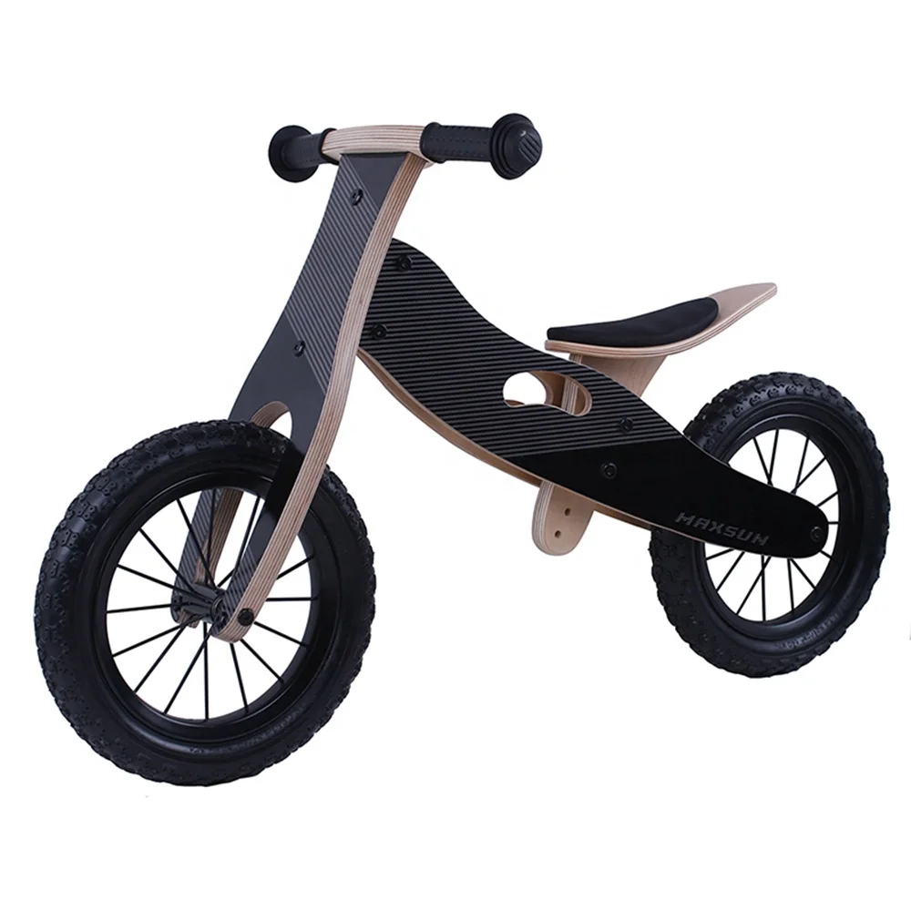 High Quality Preschool  Wooden Balance Bike Toys Children Balance Bike Wooden Bike Toys