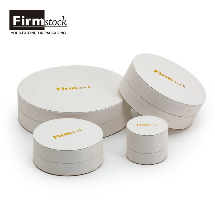 custom white luxury Round ring bracelet necklace velvet jewelry packaging display set box