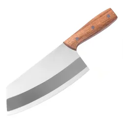 Stainless steel kitchen knife, household sharp slicing knife Chef knife wholesale wooden handle