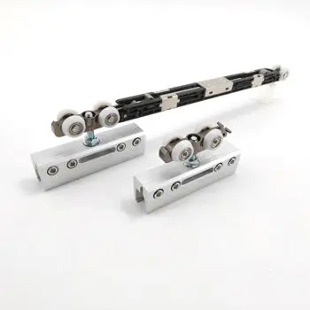 American Style Popular Sliding Roller Soft Close Damper Pocket Door Suspension Fitting