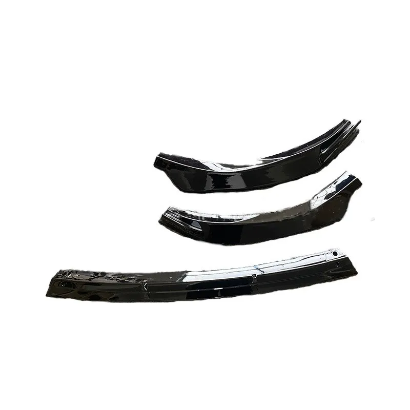 Front Bumper Lip For Mercedes Benz C Class W205 C200 2015-2018 2019-2021 3PCS Style ABS Front Splitter Spoiler Lip Body Parts