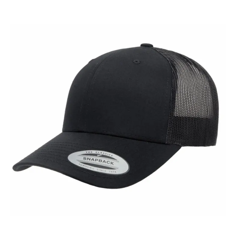 Custom yupoong embroidery trucker hat mesh trucker cap hat