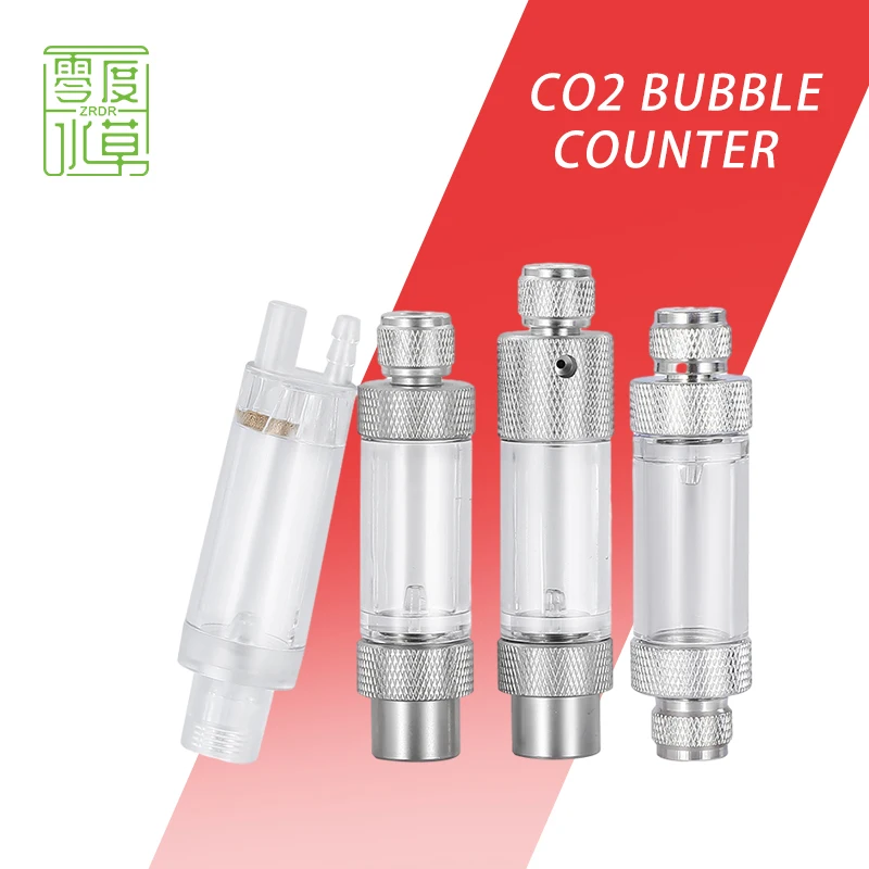 WYIN ZRDR CO2 metal bubble counter with fine adjustment solenoid valve Pressure reducing valve DIY bubble counter