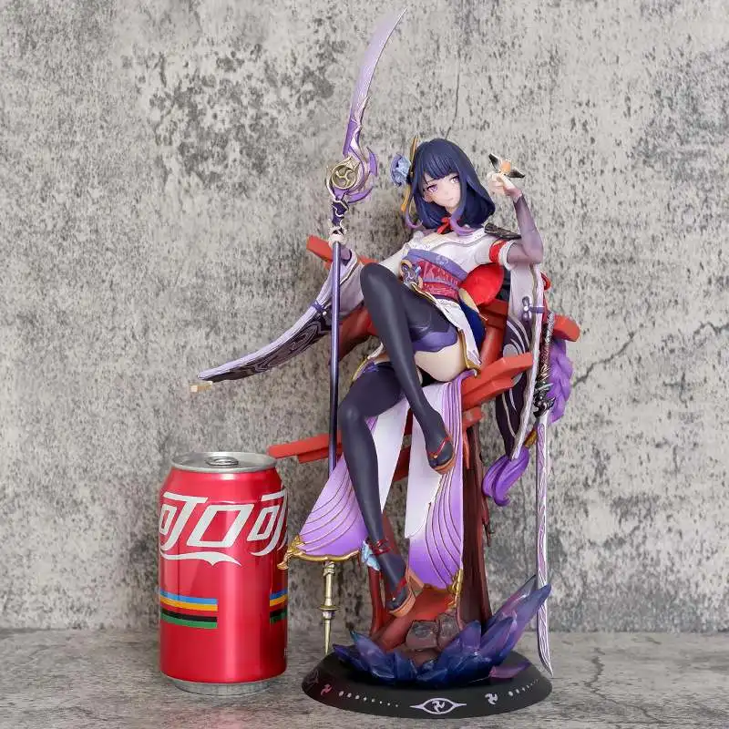 35CM Game Genshin Impacts Figure Raiden Shogun Figures Sexy Girl Beelzebul Collection Figurine Model PVC Anime Statue For Kid