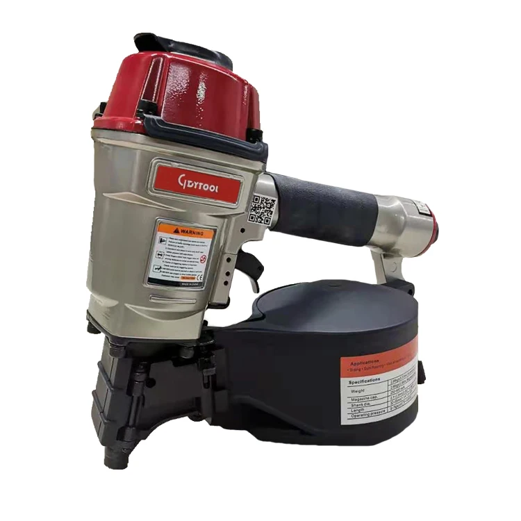 Professional Coil Nail Gun CN57(CN55), roofing Coil Nailer Heavy duty Pneumatic Pallet MAX Nail Gun CN55 Air Nail Gun GDY-CN57