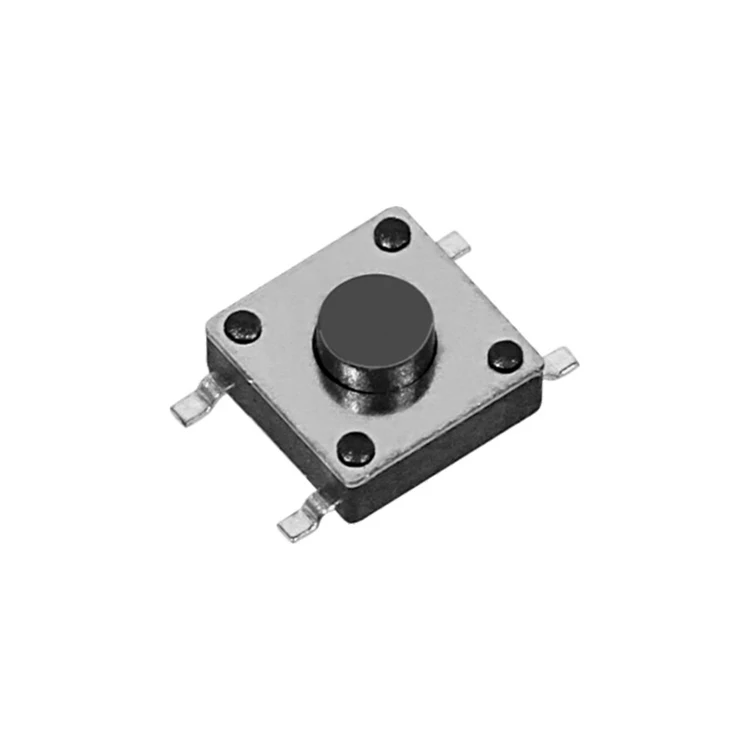 SMD tact switch with silicone button