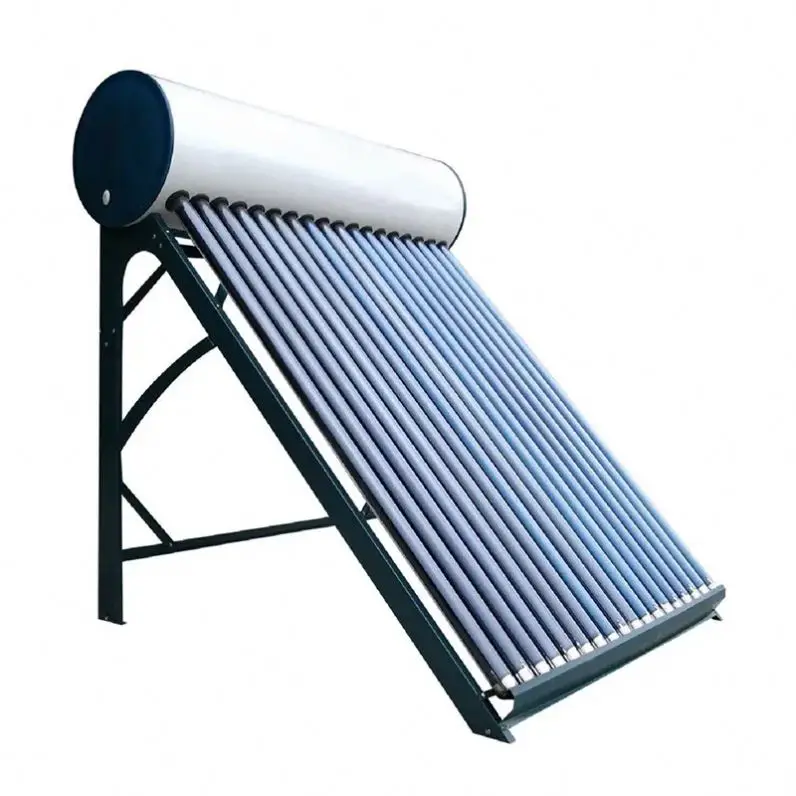 copper coil pre-heated solar water heater solar geyser