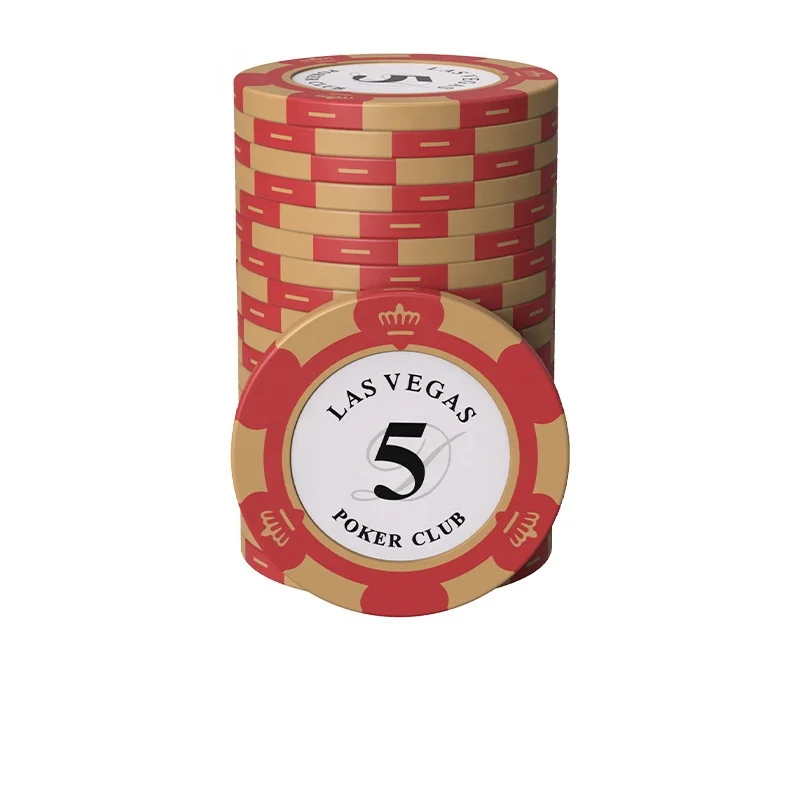 Colorful custom printed cheap poker chip crown high quality 14gram clay casino poker chips Chips Set for Card Board Game