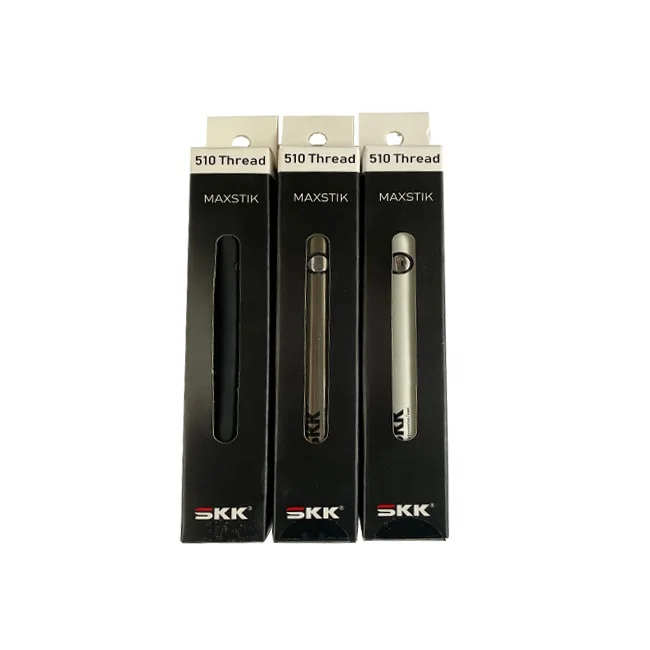510 cartridge holder cbd battery usb no button black thread