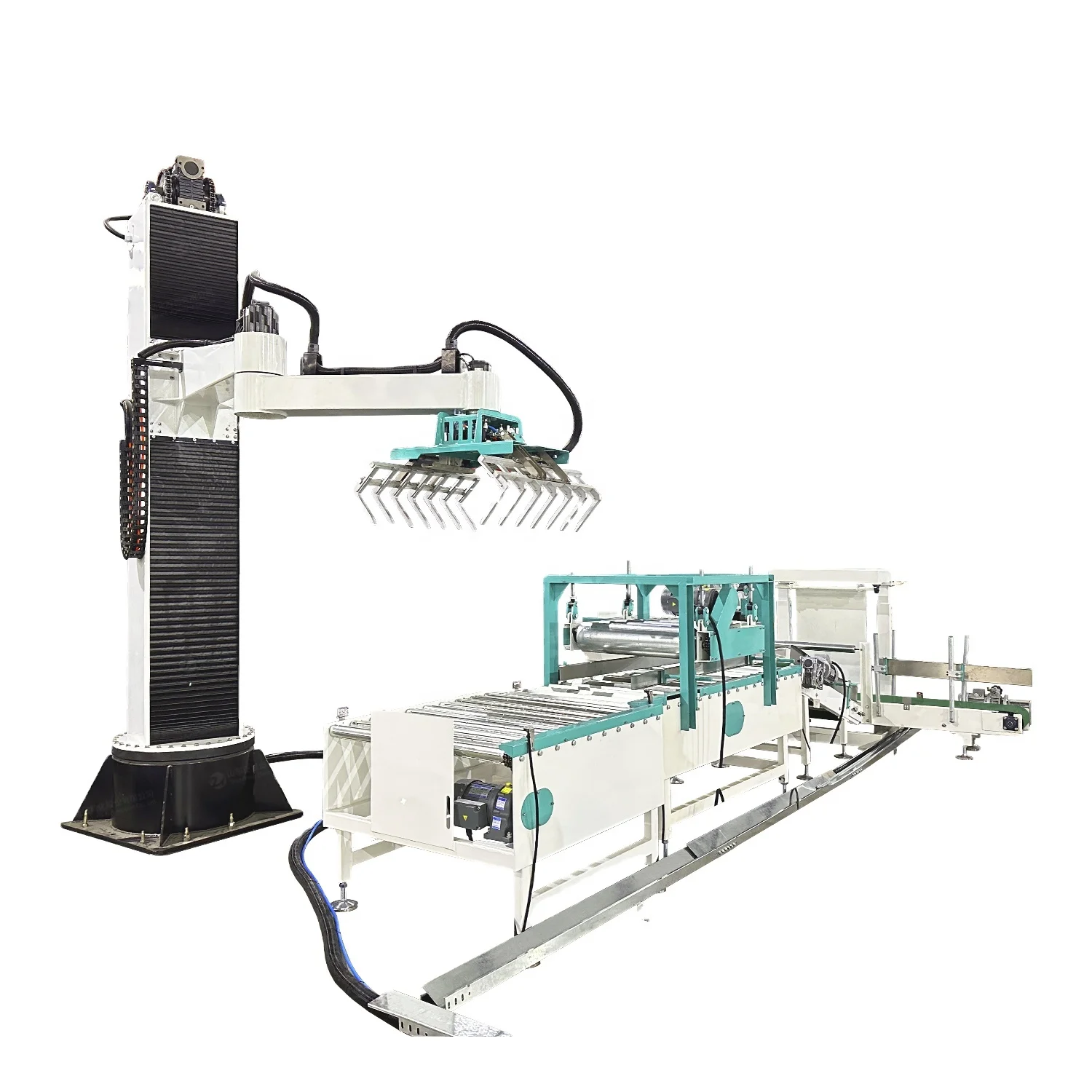 Automatic Robot Case Palletizer Machine In Produce Line And Single Column Robot Palletizer